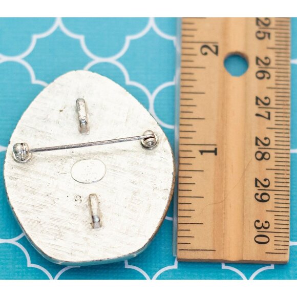 Vintage Rose Quartz Avon Brooch - R29 - Picture 2 of 2